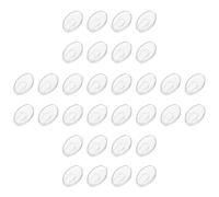 GOOHOCHY Plaquettes Nasales Transparentes à Insertion Plate Coussinets Souples Antidérapants pour Lunettes sans Cerclage et Semi-Cer s Lot de 50 Paires Confort et Maintien pour