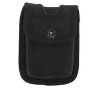 GOOHOCHY Pochette de Ceinture Porte-Moufles en Nylon Noir Paquet Utilitaire Compact Clip Rangement Pratique pour Accessoires pour Sécurité et Activités en Extérieur