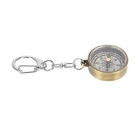 GOOHOCHY Porte-Clés Boussole Vintage en Alliage de Zinc Crochet, Boussole de Poche Compacte pour Camping et Randonnée, Accessoire de Navigation Précis et Portable, pour Activités Outdoor