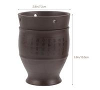 GOOHOCHY Pot de Moxibustion Céramique Double Tasse Guasha pour Massage et Isolation Thermique Outil Santé Traditionnelle pour Usage Domestique