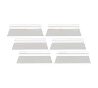 GOOHOCHY Présentoir à chaussures Transparent 6pcs Étagère Murale Transparente pour Chaussures en Plastique pour Sports Shoes et Sneaker en Magasin