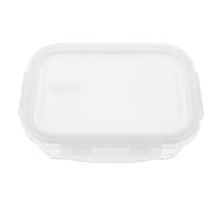 GOOHOCHY Récipient Alimentaire en Verre Rectangulaire 700ml Grosse Capacité Résistant à L'usure Boîte Repas Multifonction pour Préparation et Conservation