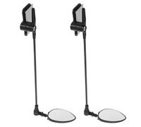 GOOHOCHY Rétroviseurs pour Casque de Vélo Vtt - Miroir Plat Multi-Angles Réglable - Accessoire Léger et Portable - Sécurité Cyclisme en Extérieur - Compatible Vtt et Vélo Électrique - Noir
