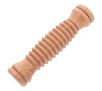 GOOHOCHY Rouleau de Massage des Pieds en Bois Naturel Outil de Massage Musculaire et Lymphatique Rouleau Fascia pour Jambes Mollets et Yoga Appareil Portable par Percussion Masseur