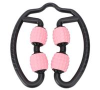 GOOHOCHY Rouleau De Massage Musculaire Multifonction, Rouleau De Fitness En Matériau Doux, Couleur Rose Sakura, Accessoire Relaxant Musculaire Yoga Et Fitness Pour Hommes Et Femmes