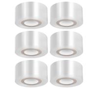 GOOHOCHY Ruban de Greffage Auto-adhésif PE Blanc 6 Rouleaux pour Plantes | Film Souple, Usage pour Greffage et Bourgeonnement, Fournitures de Greffage