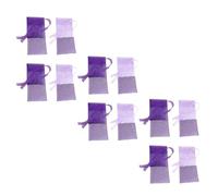 GOOHOCHY Sachet de Lavande Parfumé en Coton Ruban, Texture Douce et Confortable, Lot de 24 Pièces pour Armoire et Tiroirs, Style Délicat et Élégant
