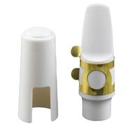 GOOHOCHY Saxo Alto Tête Résine Blanche Remplaçable Accessoire Saxophone Améliorant Vibration