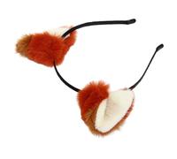 GOOHOCHY Serrage Tete Animaux Oreilles de Renard en Peluche, Bandeau en Fourrure Facile à Utiliser, Détachable, pour Fêtes et Déguisements Uniques