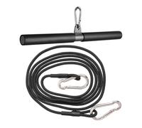 GOOHOCHY Set Accessoires Fitness DIY avec Barre de Traction Courte et Corde Haute Résistance Équipement de Musculation pour Entraînement Musculaire à