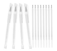 GOOHOCHY Stylo à Sourcils Imperméable Blanc pour Cartographie, 12 Pièces, Accessoire Professionnel de Tatouage et Maquillage Précis pour Usage Salon et Beauté