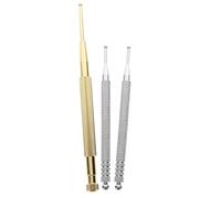 GOOHOCHY Stylo D'acupuncture en Acier Inoxydable avec Pointe de Sonde Auriculaire, Outil de Pression Auriculaire Précis, Fonctionnement Convivial pour Massage des Oreilles à Domicile