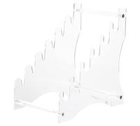 GOOHOCHY Support de Rangement Transparent pour Couteaux Multifonctionnel Acrylique Présentoir Amovible pour Couteaux de Organisateur Compact et Robuste pour Outils de Cuisine