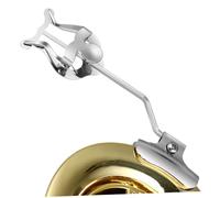 GOOHOCHY Support Lyre pour Trombone et Trompette Pince à Partition Métal Argenté Léger et Compact Accessoire Pratique pour Musiciens Marche