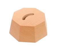 GOOHOCHY Support Octogonal Bois pour Socle de Présentation avec Base Antidérapante Organisateur de Chausse Entrée ou Couloir