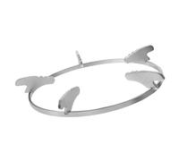 GOOHOCHY Support pour Wok à Gaz Antidérapant en Fer Résistant Haute Température, Anneau de Poêle pour Cuisinière Encastrée, Accessoire la Cuisine Pratique, Usage Domestique