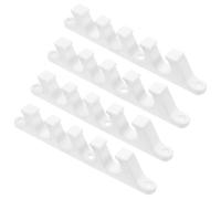 GOOHOCHY Support réglable pour Chaise Longue extérieure en Plastique, Lot de 4, Cinq Positions, Design Robuste à Cinq Crochets, idéal pour Camping et terrasse