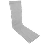 GOOHOCHY Tissu de Remplacement pour Chaise Longue Pliante, Tissu Solide et Aéré pour Fauteuil Extérieur, Accessoires pour Chaise de Jardin, Blanc et Gris, Adapté pour Terrasse et Camping