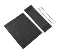GOOHOCHY Tissu de Remplacement pour Siège de Chaise Pliante Noir 47 X 38 CM et 52 X 16 CM, Housse en Toile pour Enthousiastes de Plein Air et Sorties en Extérieur