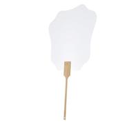 GOOHOCHY Transparent DIY Acrylic Hand Fan Blank For Painting Chinese Style Handheld Craft Fan For Weddings And Parties