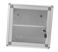 GOOHOCHY Trousse à Murale Verrouillable en Aluminium pour Organisateur de Secours Familial de Rangement Pratique et Solide pour Maison et Voyage Fournitures