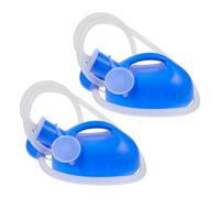 GOOHOCHY Urinoir de Chevet Masculin 2000ml en Pe avec Tuyau Pratique, Bouteille Urinaire Réutilisable pour Hommes et Personnes Âgées, Usage D'urgence en Extérieur Lit