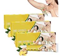 GooLiving Lot de 3 pommade anti-bosse lymphatique au gingembre, pommade détox lymphatique anti-gonflement, pommade raffermissante anticellulite, crème détox lymphatique pour homme et femme