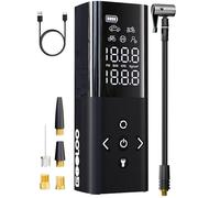 GOOLOO AP150 Gonfleur Pneus Voiture Compresseur À Air Portatif, 150 PSI avec Affichage Numérique À Double Valeur Gonfleur Electrique Mini Compresseur De Pneus Intelligent À Un Clic