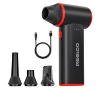 GOOLOO F3 Dépoussiéreur électrique 150 000 tr/min pour le nettoyage, mini souffleur réglable à 3 vitesses avec charge rapide, souffleur de feuilles rechargeable pour ordinateur, voiture, clavier