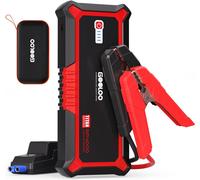 GOOLOO GP4000 Démarreur de batterie externe 4000 A, 12 V, ultra-sécurisé avec LED et câble de démarrage