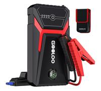 (GOOLOO10) Démarreur de voiture GOOLOO GE1500 avec batterie externe, démarreur de secours 1500 A, boosteur de batterie de voiture 12 V extrêmement sûr, démarreur de secours de voiture portable avec câ