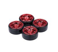 GoolRC 12 mm Ruote Hex Cerchi & Pneumatici in Gomma 26 mm per 1/10 Scale su Strada Auto da Corsa Drift RC Touring Car, Lot de 4