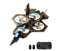 Goolsky Avion Télécommandé, Avion RC Drone télécommandé, Chasseur télécommandé pour Enfants et débutants, Avion télécommandé 2,4 GHz avec Moteur sans balais