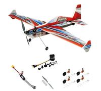 Goolsky Avion Télécommandé, Avion RC E37 Edge 540 1100mm Envergure EPP 3D Sport Télécommande Avion KIT/KIT + Power Combo - KIT