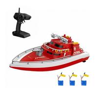 Goolsky Bateau télécommandé 2,4 GHz, Jouet de Bateau télécommandé, Cadeau pour Enfants, Adultes, garçons, Rappel de Batterie Faible/Rappel de Distance/chavirage Automatique