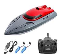 Goolsky Bateau Télécommandé 806 2,4 G RC 20 km/h - Jouet Étanche à Grande Vitesse Avec Coque Stable - Cadeau pour Enfants et Adultes