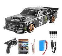 Goolsky RC Drift Car 1/18 2.4GHz 4WD 30 km/h Moteur RC180 Fortement Magnétique RTR Haute Vitesse Rechargeable Ecologique Voiture De Course Radiocommandée Cadeau pour Enfants 1 Batterie
