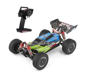 Goolsky XKS 144001 Voiture télécommandée 60 km/h Haute Vitesse 1/14 2,4 GHz Buggy 4WD RC Voiture de Course Véhicule Tout Terrain RTR (Vert)