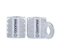 Goomee Lot de 8 élastiques à cheveux en spirale pour femme - Faciles à enlever, empêchent les nœuds, la casse, les maux de tête - Supports de cheveux en queue de cheval sans bosses pour cheveux épais