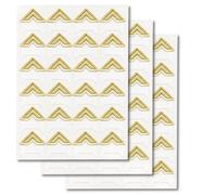 GOONAVI 10 feuilles 240 pi ces Coins photo dor s brillants Montage auto-adh sif