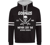 Goonies - Sweat à capuche homme/femme unie "Never Say Die" HE805 (M) (Noir)