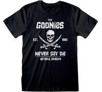 Goonies - T-shirt "Never Say Die" pour homme/femme unie HE584 (XXL) (Noir)