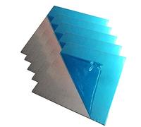 GOONSDS 6061 Panneau Plat Plat De Plaque De Métal en Aluminium Finement,100mmx100mmx5mm5pcs