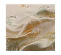 GOONSDS Brocade Tissu en Soie Tissus De Fleurs De Satin pour Matières Coutures pour Costume De Mariage en Tissu De Robe De Bricolage,L