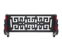 GOONSDS Épée Holder Support Mural Velvet Protect Épée De Samouraï Présentoir Épée Support Cintre pour Katana Wakizashi Et Standard Swords (2 Tier)