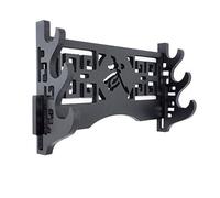 GOONSDS Épée Porte-Support Mural Samurai Présentoir Évider Motif pour Katana Wakizashi Et Standard Épées-Bushido 3 Tier