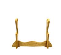 GOONSDS Épée Support De Polissage du Bois Stand Support D'affichage pour Samurai Sword Katana Wakizashi Tanto 2 Couche