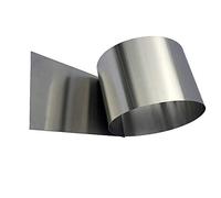 GOONSDS Feuilles en Acier Inoxydable - INOX Fine Plaque Feuille de tôle pour Le Projet Arts Artisanat et Bricolage, Longueur 300cm et épaisseur de 0,25 mm,Width 50MM