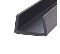 GOONSDS Garniture de Bord en Caoutchouc - Protecteur de Bord en Caoutchouc Flexible en U pour Les Surfaces Pointues ou Rugueuses,30x17mm,Length 10m/393inch