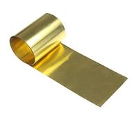 GOONSDS Laiton Feuillard De Haute Pureté en Laiton Feuille Plaque H62 Travail des Métaux Matériaux Thickness0.05Mm, Long 5000Mm,Width 30mm